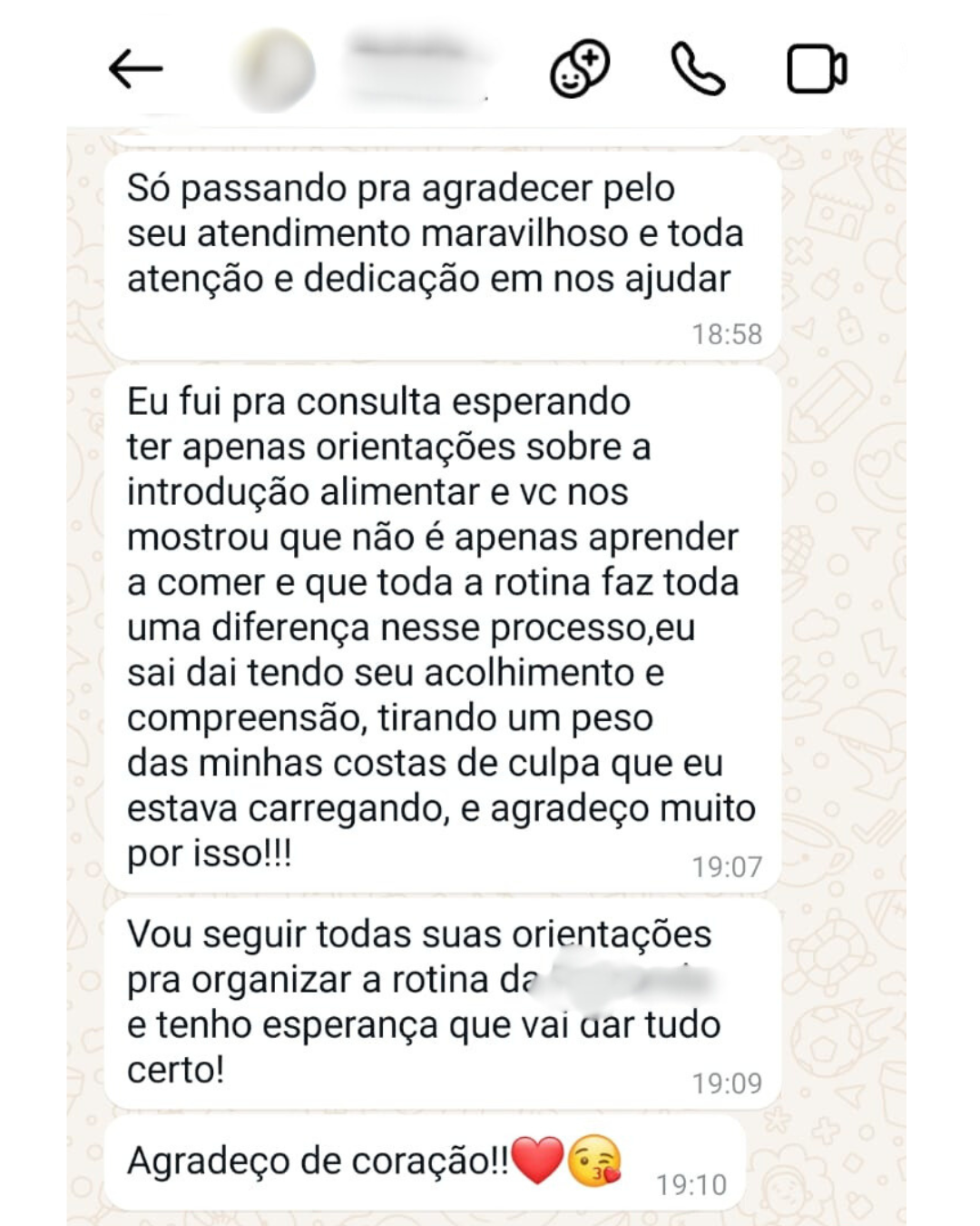 Depoimento de paciente sobre a Dra. Bruna Lustosa
